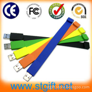 USB Silicone Wrist Band USB Flash Drive Pen Drive Stick Bracelet